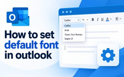 How to Set Default Font in Outlook (Step-by-Step)