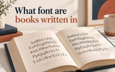What Font Are Books Written In? Common Book Fonts Explained
